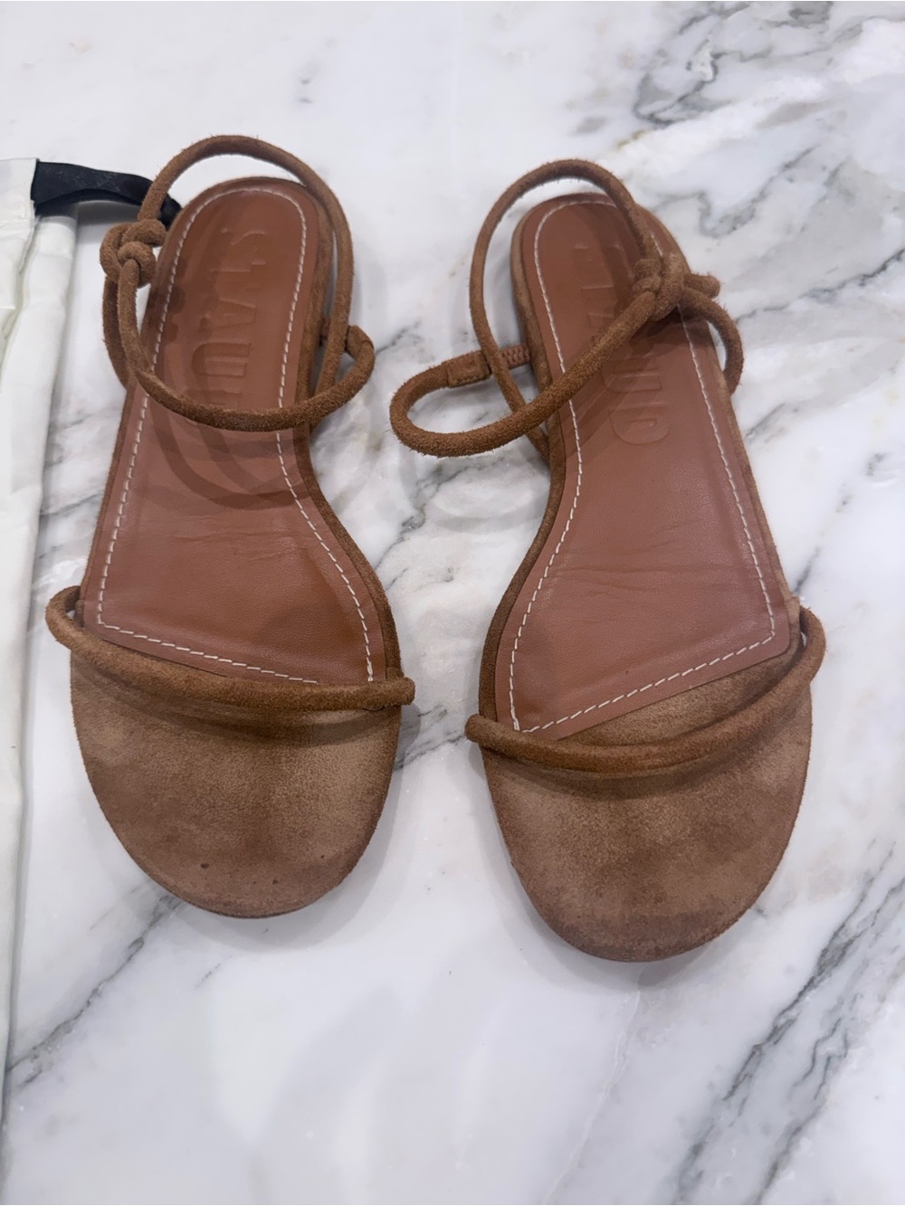 STAUD Laurel Sandal - Tan Suede - Picture 3 of 6